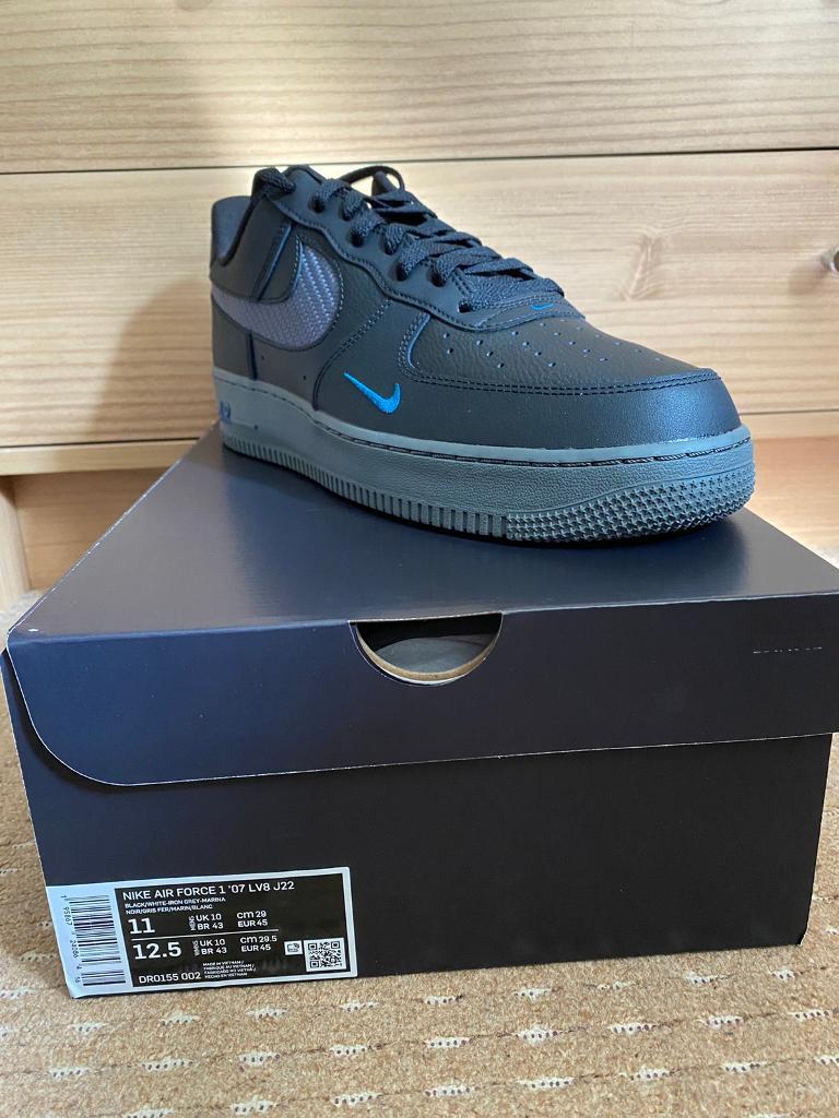 black air force size 10